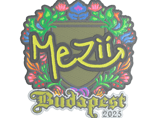 Sticker | mezii (Embroidered) | Budapest 2025
