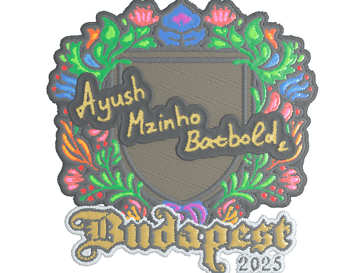 Sticker | mzinho (Embroidered) | Budapest 2025