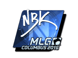 Sticker | NBK- (Foil) | MLG Columbus 2016