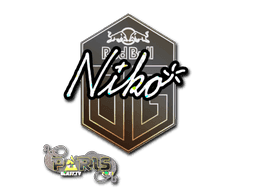 Sticker | niko (Gold)  | Paris 2023