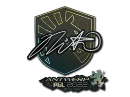 Sticker | nitr0 (Gold) | Antwerp 2022