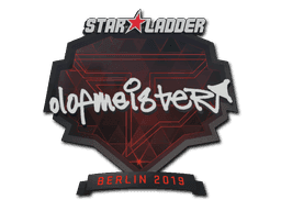 Sticker | olofmeister (Gold) | Berlin 2019