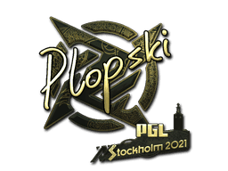 Sticker | Plopski (Holo) | Stockholm 2021