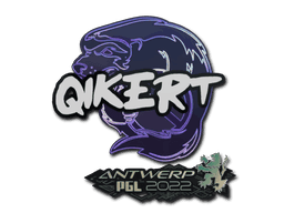 Sticker | qikert (Glitter) | Antwerp 2022