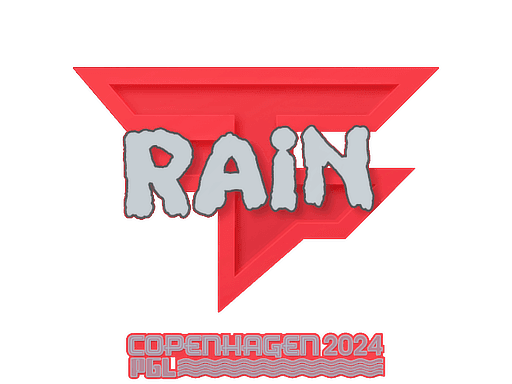 Sticker | rain (Gold) | Copenhagen 2024