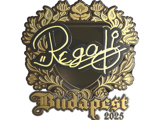 Sticker | regali (Gold) | Budapest 2025