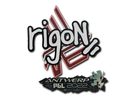 Sticker | rigoN (Gold) | Antwerp 2022