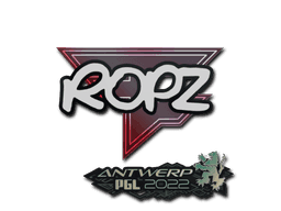 Sticker | ropz (Gold, Champion) | Antwerp 2022