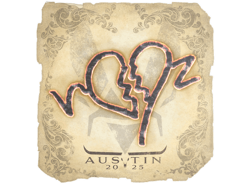 Sticker | ropz (Gold) | Austin 2025
