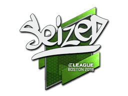 Sticker | seized (Gold) | Boston 2018