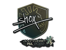 Sticker | shox (Holo) | Antwerp 2022