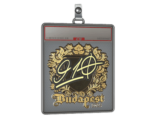 Sticker Slab | 910 (Gold) | Budapest 2025