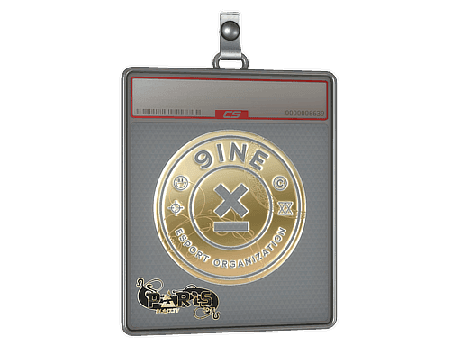 Sticker Slab | 9INE (Gold) | Paris 2023