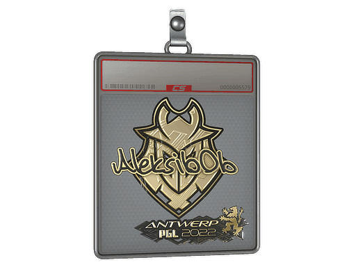 Sticker Slab | Aleksib (Gold) | Antwerp 2022