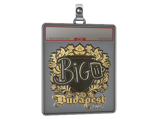 Sticker Slab | biguzera (Gold) | Budapest 2025