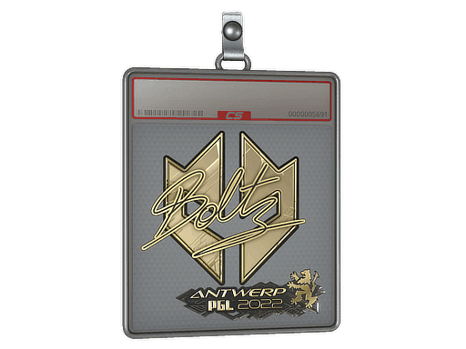 Sticker Slab | boltz (Gold) | Antwerp 2022