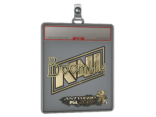 Sticker Slab | Boombl4 (Gold) | Antwerp 2022