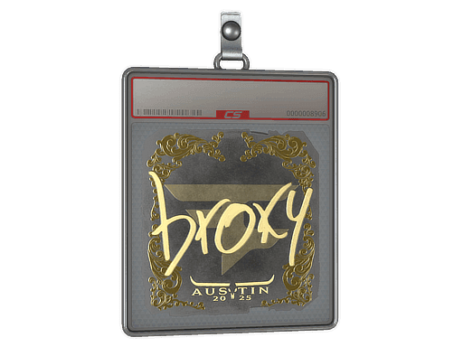 Sticker Slab | broky (Gold) | Austin 2025