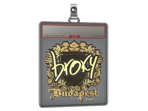 Sticker Slab | broky (Gold) | Budapest 2025