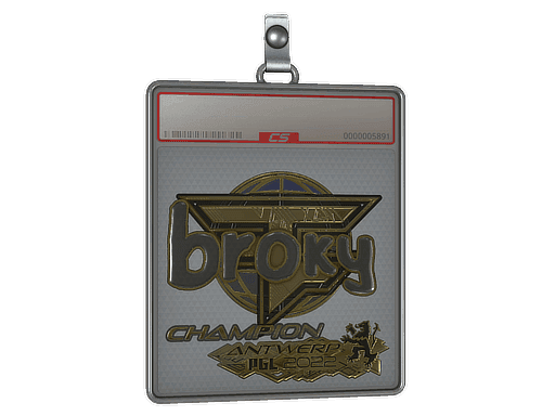 Sticker Slab | broky (Gold, Champion) | Antwerp 2022