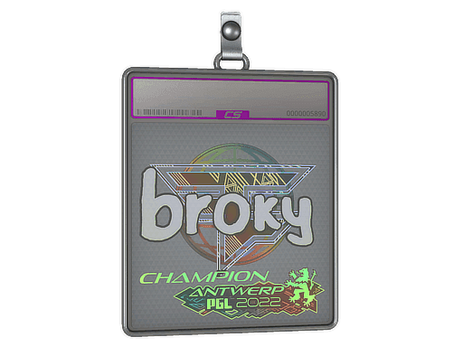 Sticker Slab | broky (Holo, Champion) | Antwerp 2022