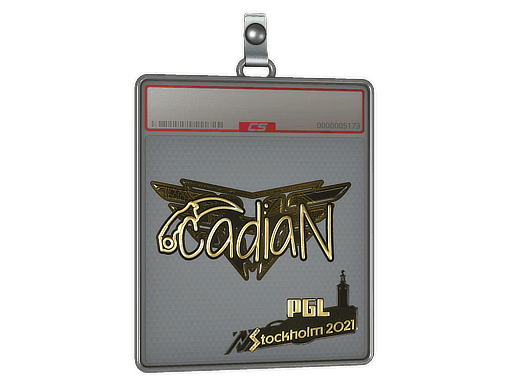 Sticker Slab | cadiaN (Gold) | Stockholm 2021