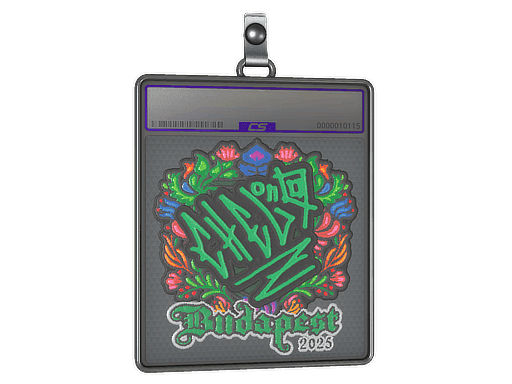 Sticker Slab | chelo (Embroidered) | Budapest 2025