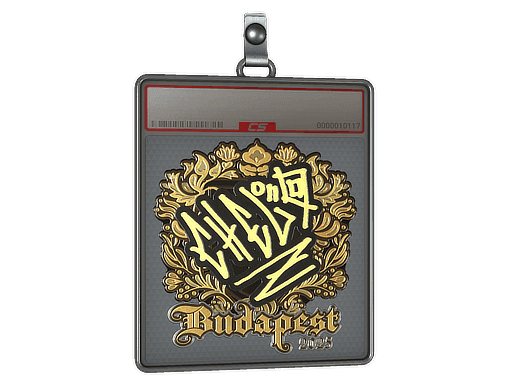 Sticker Slab | chelo (Gold) | Budapest 2025