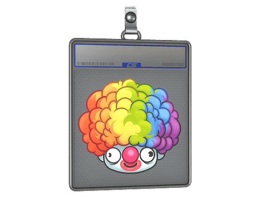 Sticker Slab | Clown Wig