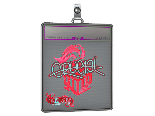 Sticker Slab | CRUC1AL (Holo) | Paris 2023