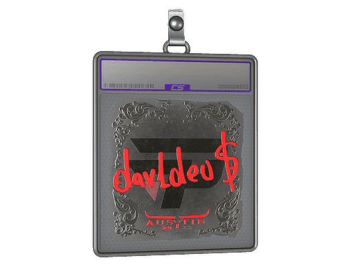 Sticker Slab | dav1deuS (Foil) | Austin 2025