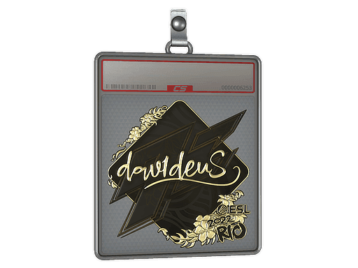 Sticker Slab | dav1deuS (Gold) | Rio 2022