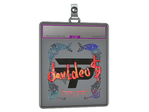 Sticker Slab | dav1deuS (Holo) | Austin 2025