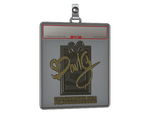 Sticker Slab | dav1g (Gold) | Copenhagen 2024