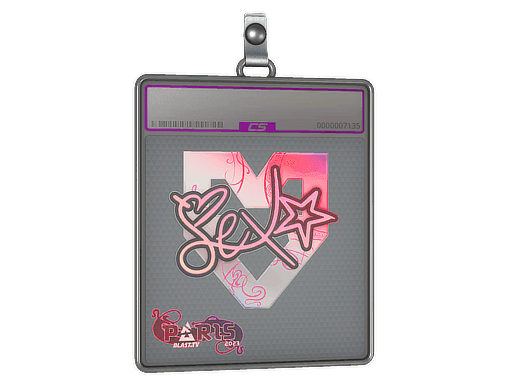 Sticker Slab | dexter (Holo) | Paris 2023