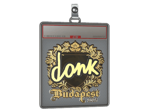 Sticker Slab | donk (Gold) | Budapest 2025