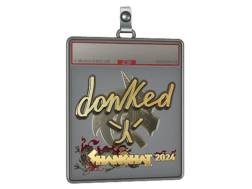 Sticker Slab | donk (Gold) | Shanghai 2024