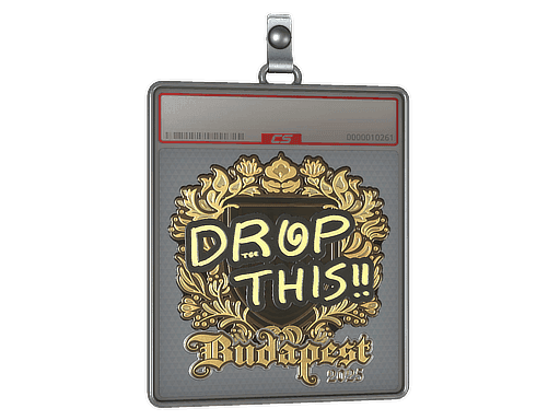 Sticker Slab | drop (Gold) | Budapest 2025