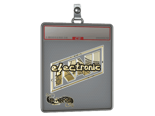 Sticker Slab | electronic (Gold) | Paris 2023