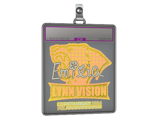 Sticker Slab | EmiliaQAQ (Holo) | Copenhagen 2024