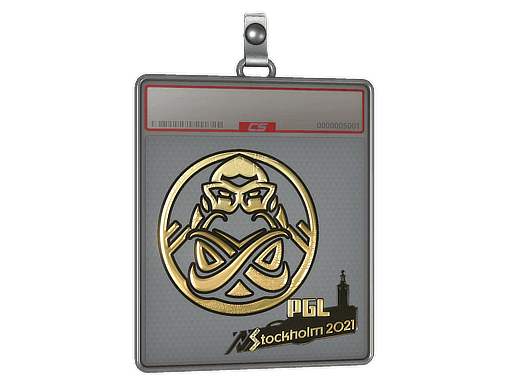 Sticker Slab | ENCE (Gold) | Stockholm 2021