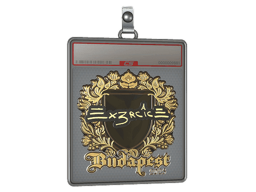 Sticker Slab | Ex3rcice (Gold) | Budapest 2025