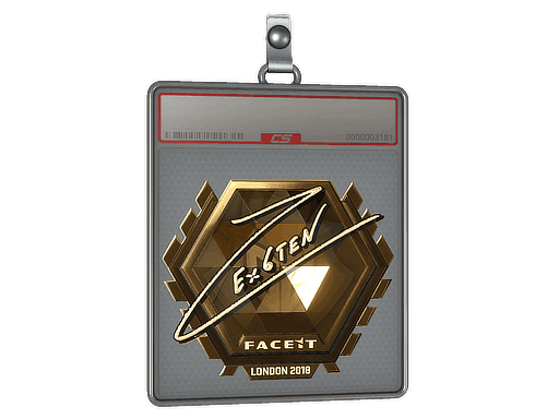 Sticker Slab | Ex6TenZ (Gold) | London 2018