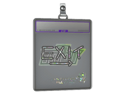 Sticker Slab | exit (Glitter) | Antwerp 2022