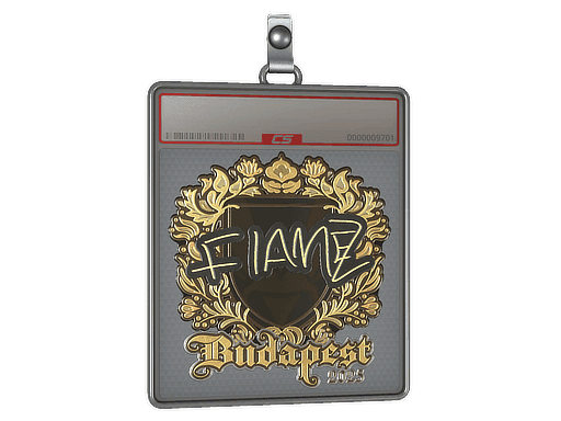 Sticker Slab | FlameZ (Gold) | Budapest 2025