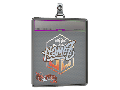 Sticker Slab | FlameZ (Holo) | Paris 2023