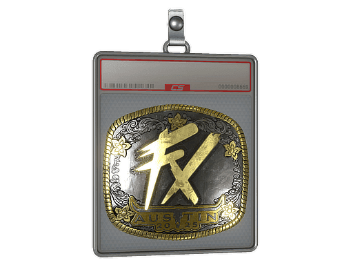 Sticker Slab | Fluxo (Gold) | Austin 2025