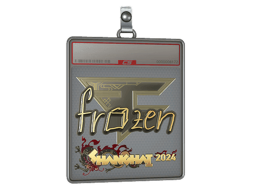 Sticker Slab | frozen (Gold) | Shanghai 2024
