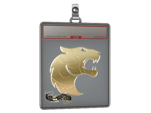 Sticker Slab | FURIA (Gold) | Paris 2023