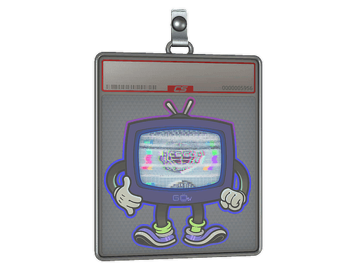 Sticker Slab | Global TV (Lenticular)